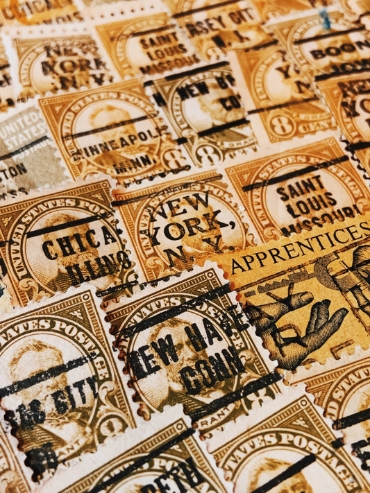 Moss 50pcs Set Postage Stamps - Rad Future