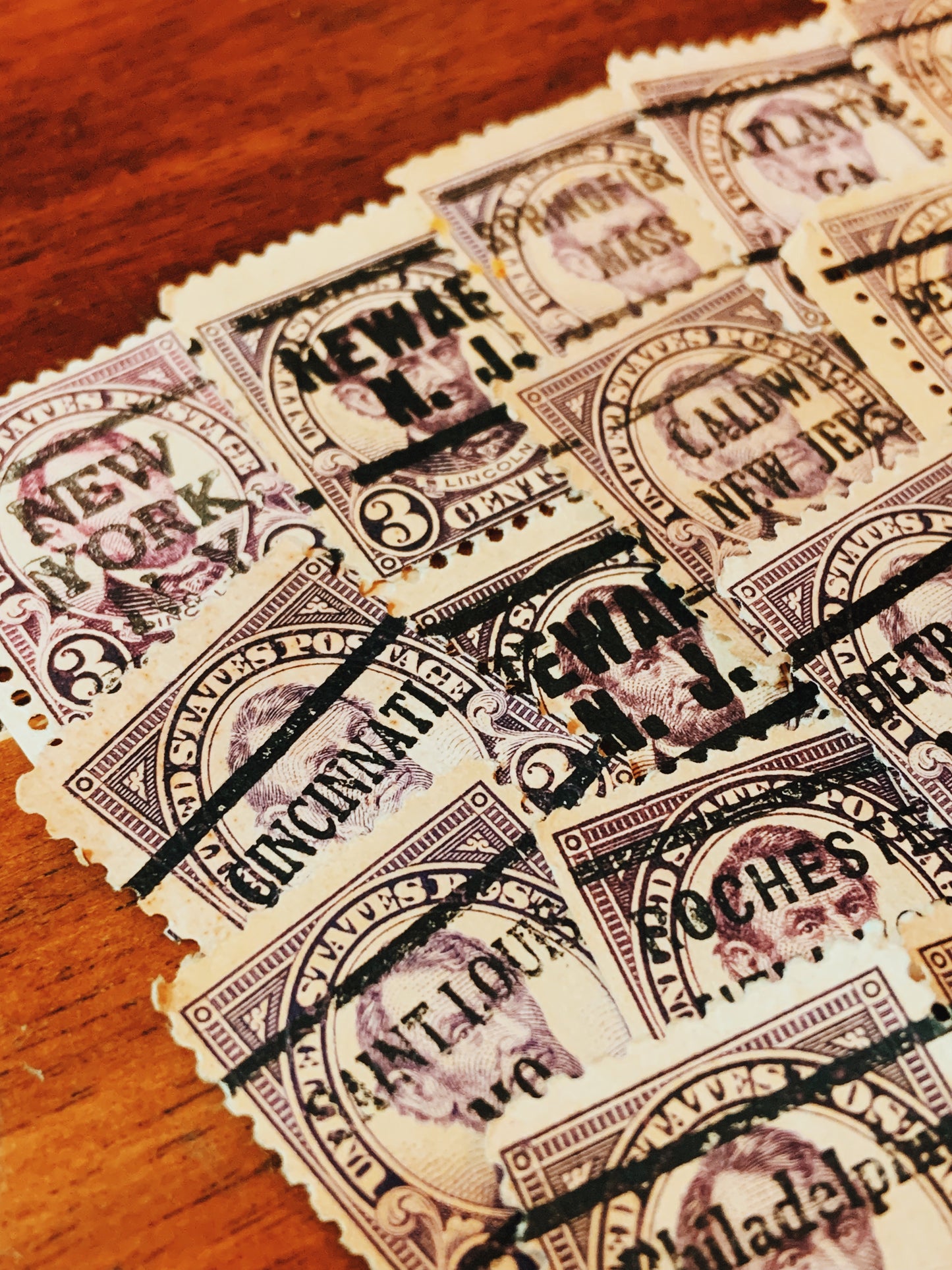 Midnight Purple 50pcs Set Postage Stamp - Rad Future