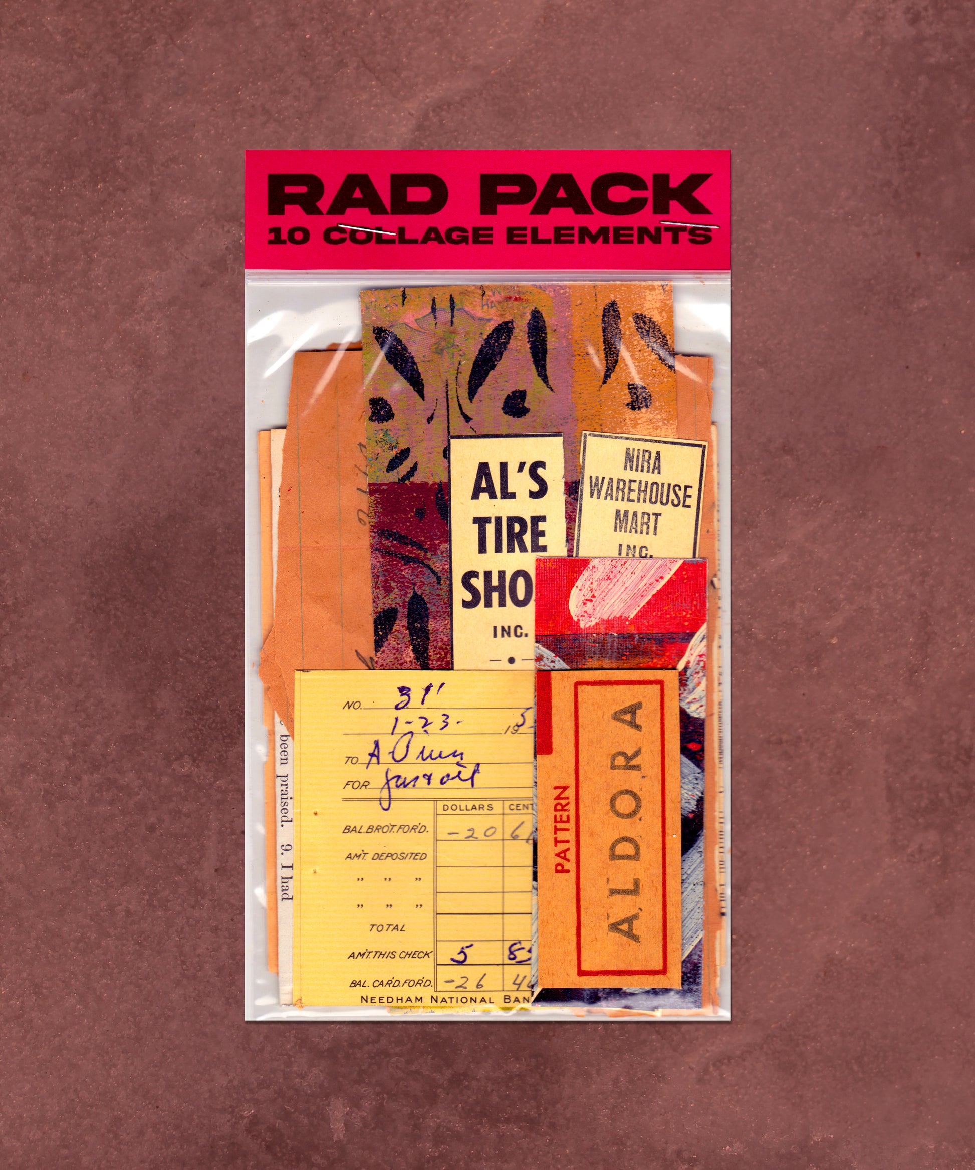 10 Collage Scrapbook Journal Elements - Vintage Antique - Rad Future