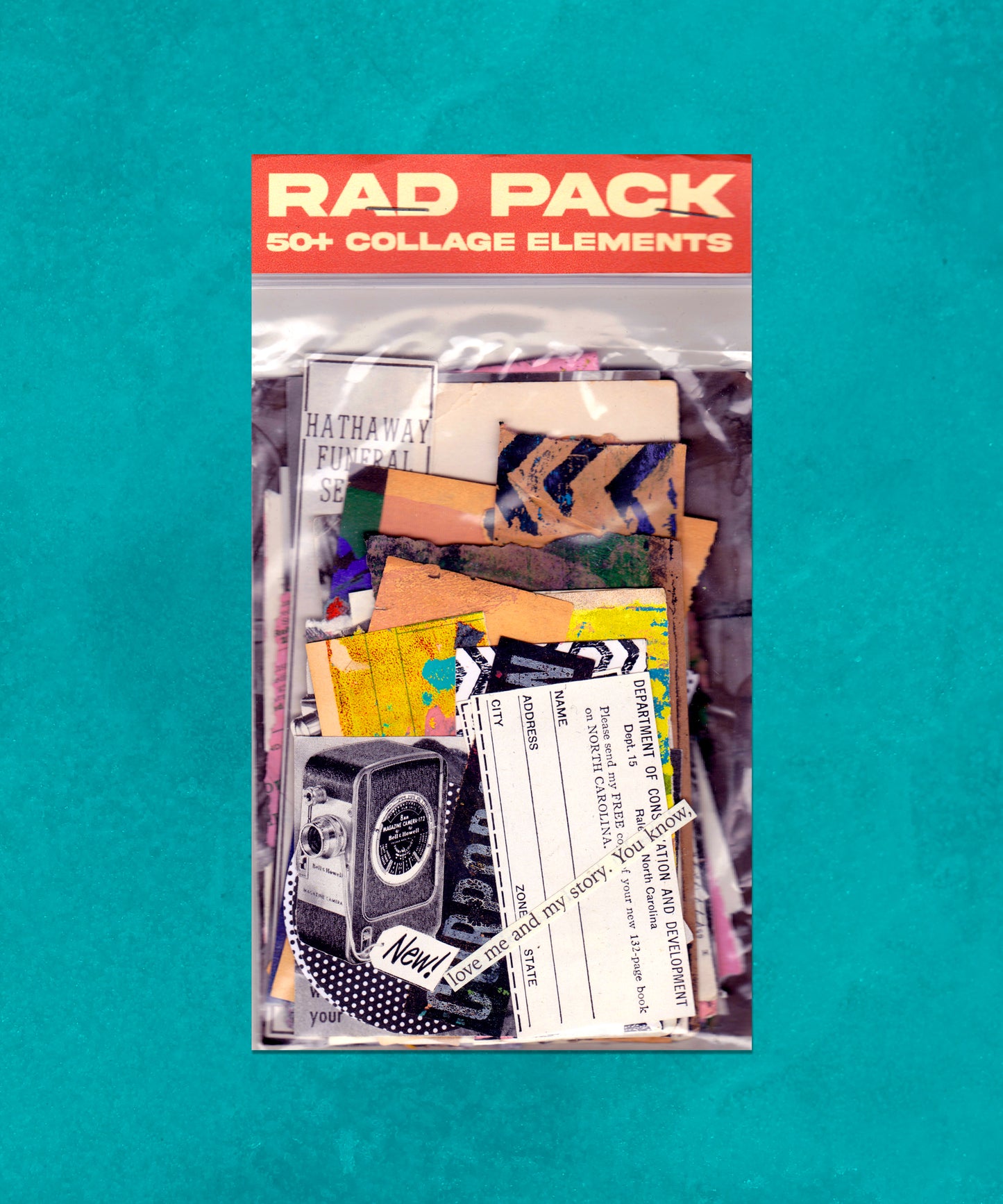 50+ Collage Scrapbook Journal - Vintage Antique & Found - Rad Future