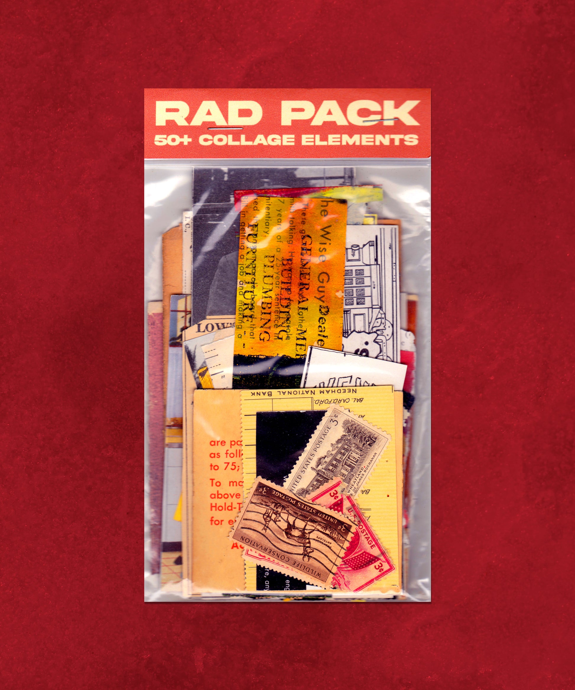 50+ Collage Scrapbook Journal - Vintage Antique - Rad Future