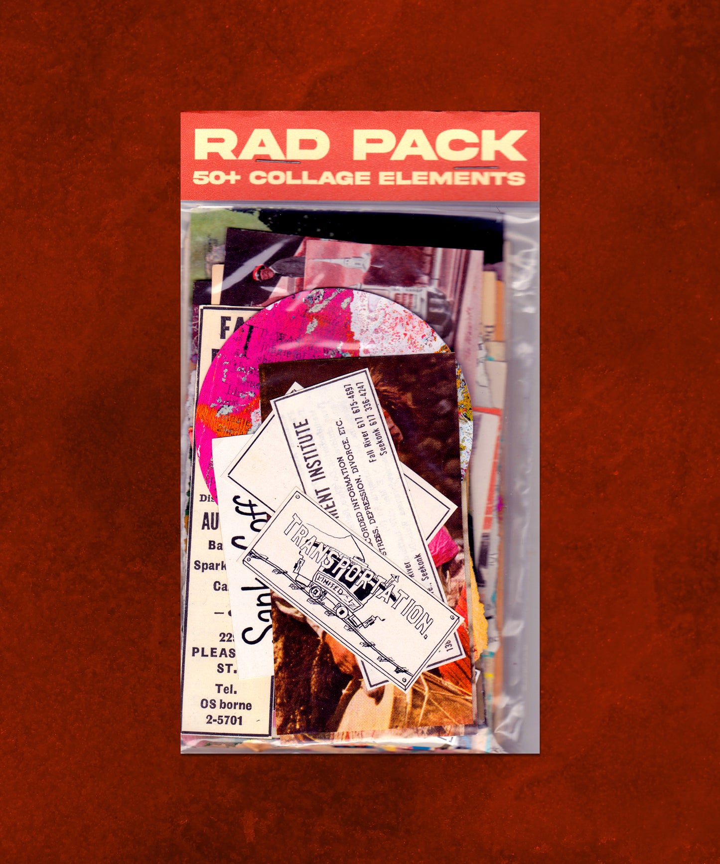 50+ Collage Scrapbook Journal - Vintage Antique - Rad Future