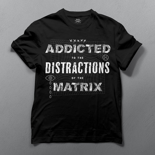 T-Shirt Graphic For Sale - Addicted - Rad Future