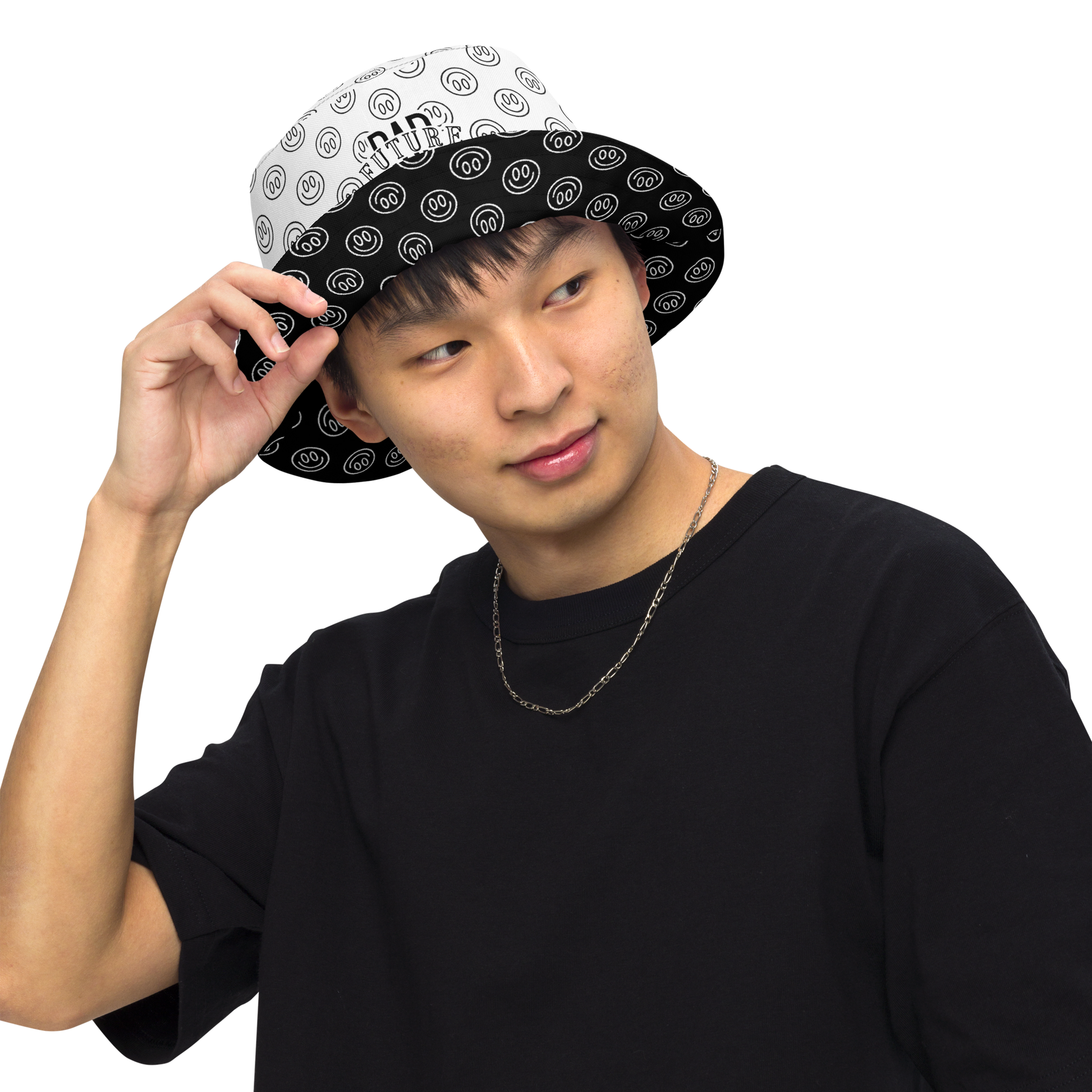 Smile Reversible bucket hat - Rad Future
