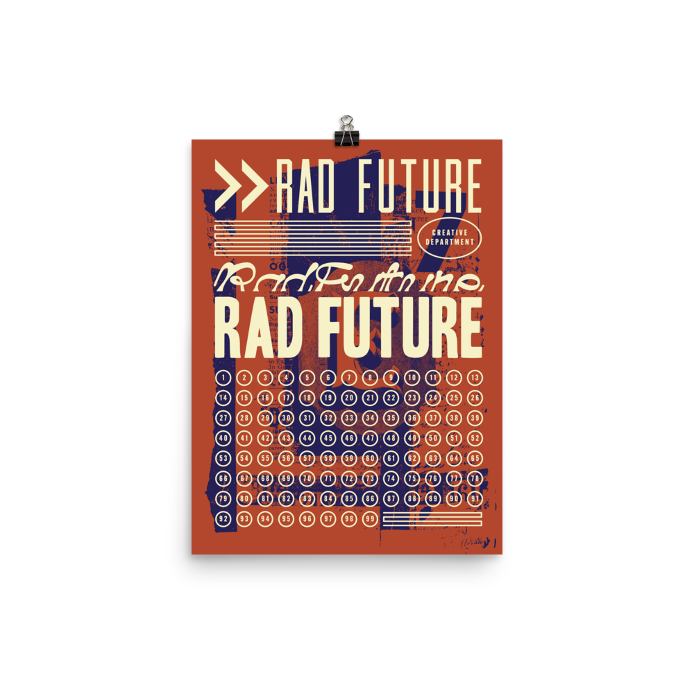 Ninety Nine Poster - Rad Future
