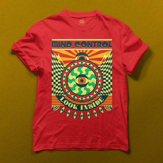 T-Shirt Graphic For Sale - Mind Control - Rad Future
