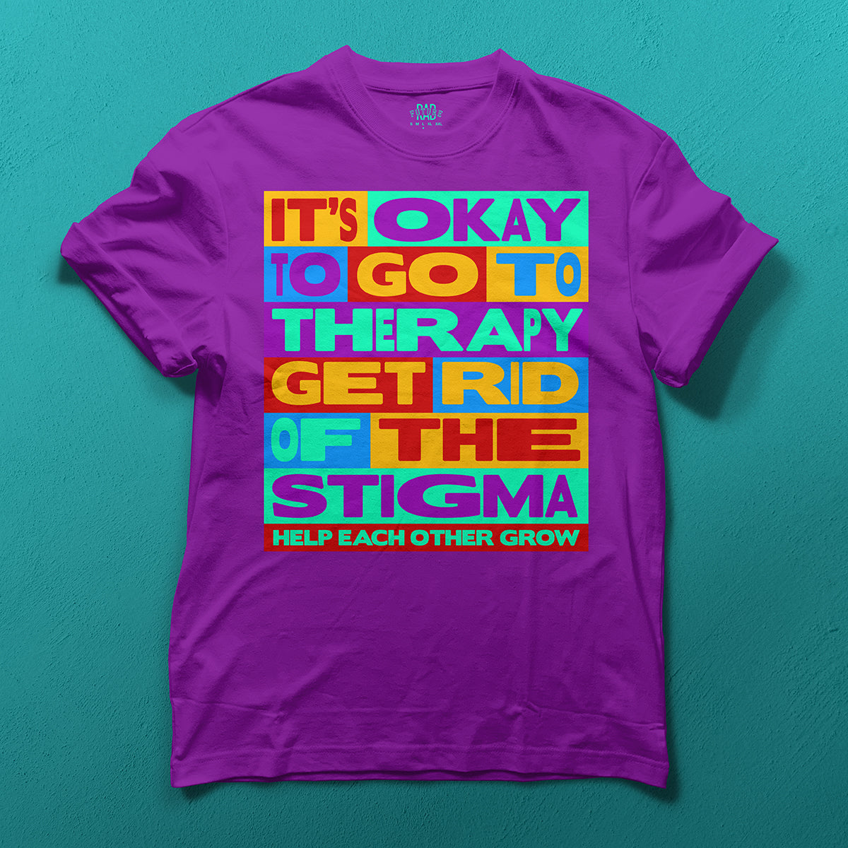 T-Shirt Design For Sale - Therapy Stigma - Rad Future