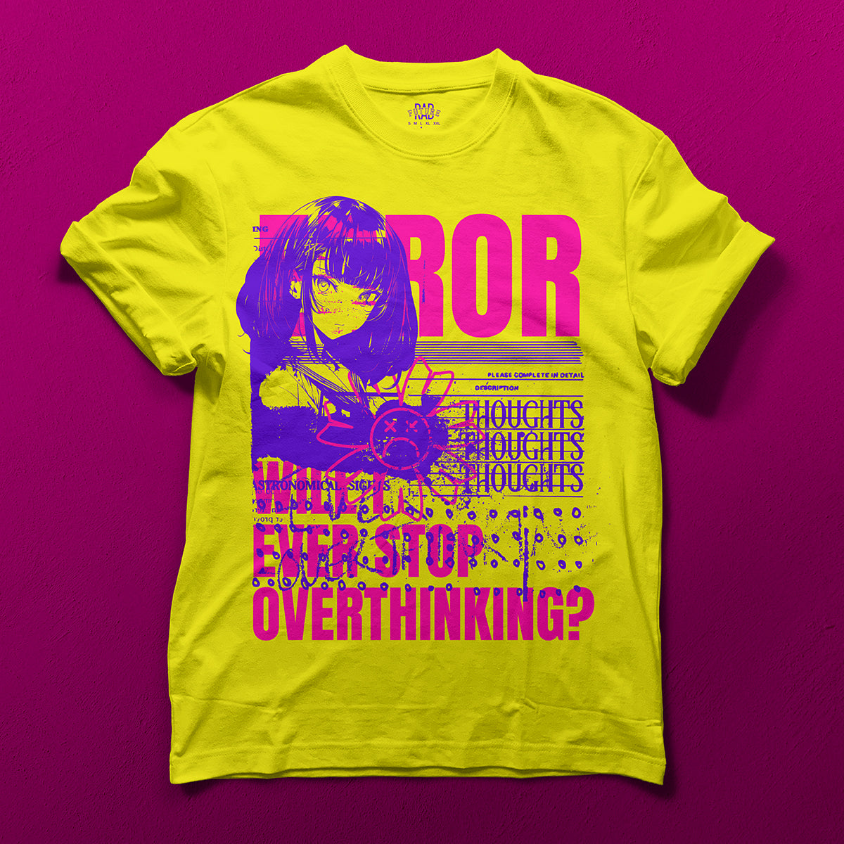 T-Shirt Graphic For Sale - Thoughts - Rad Future