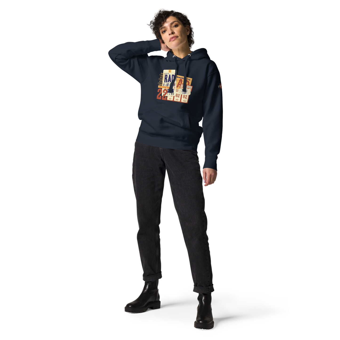 Unisex Hoodie - Vintage Inspired Digital Collage - Rad Future