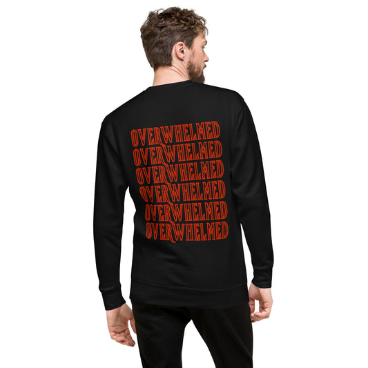 Overwhelmed Unisex Premium Sweatshirt - Rad Future