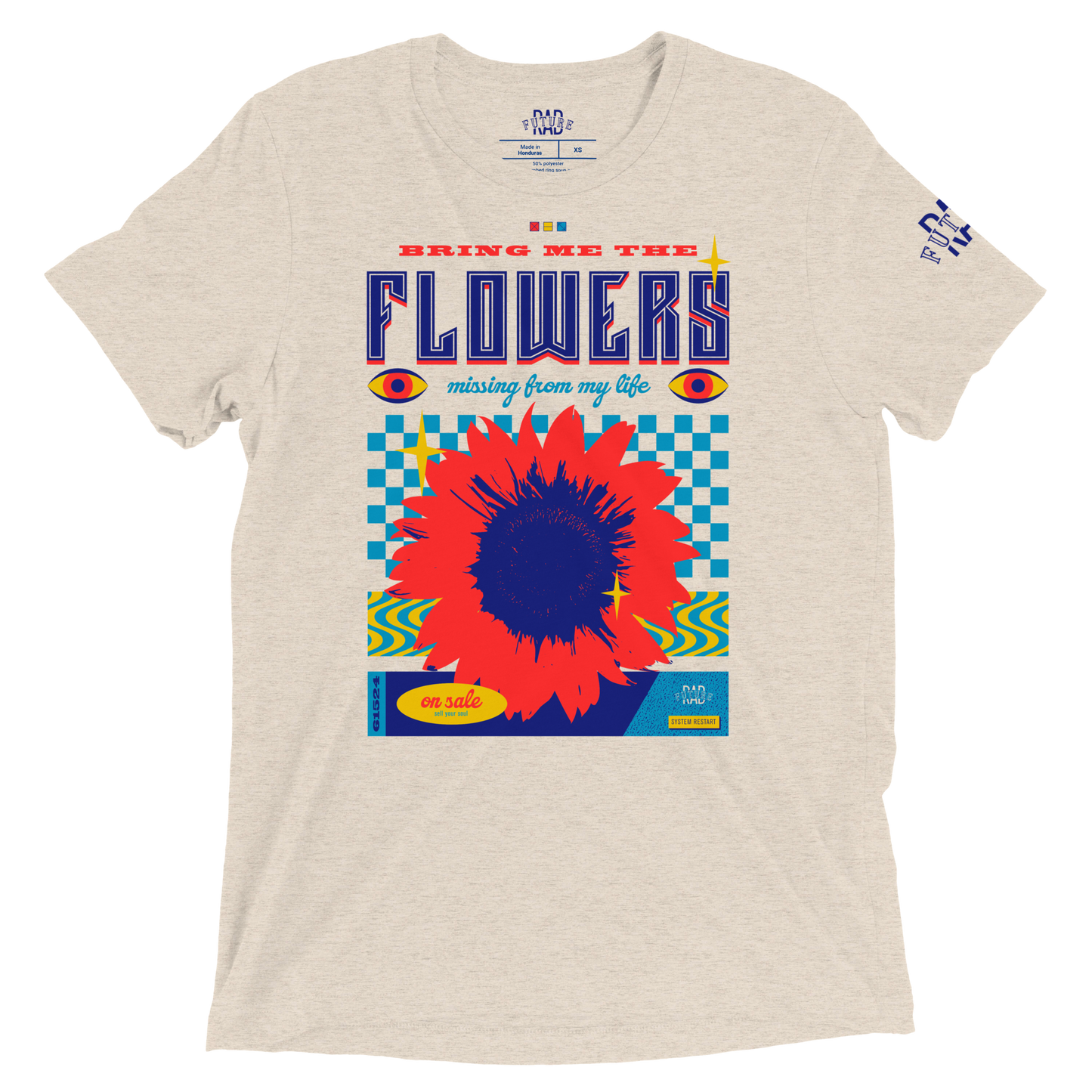 Flowers Missing Short sleeve t-shirt - Rad Future
