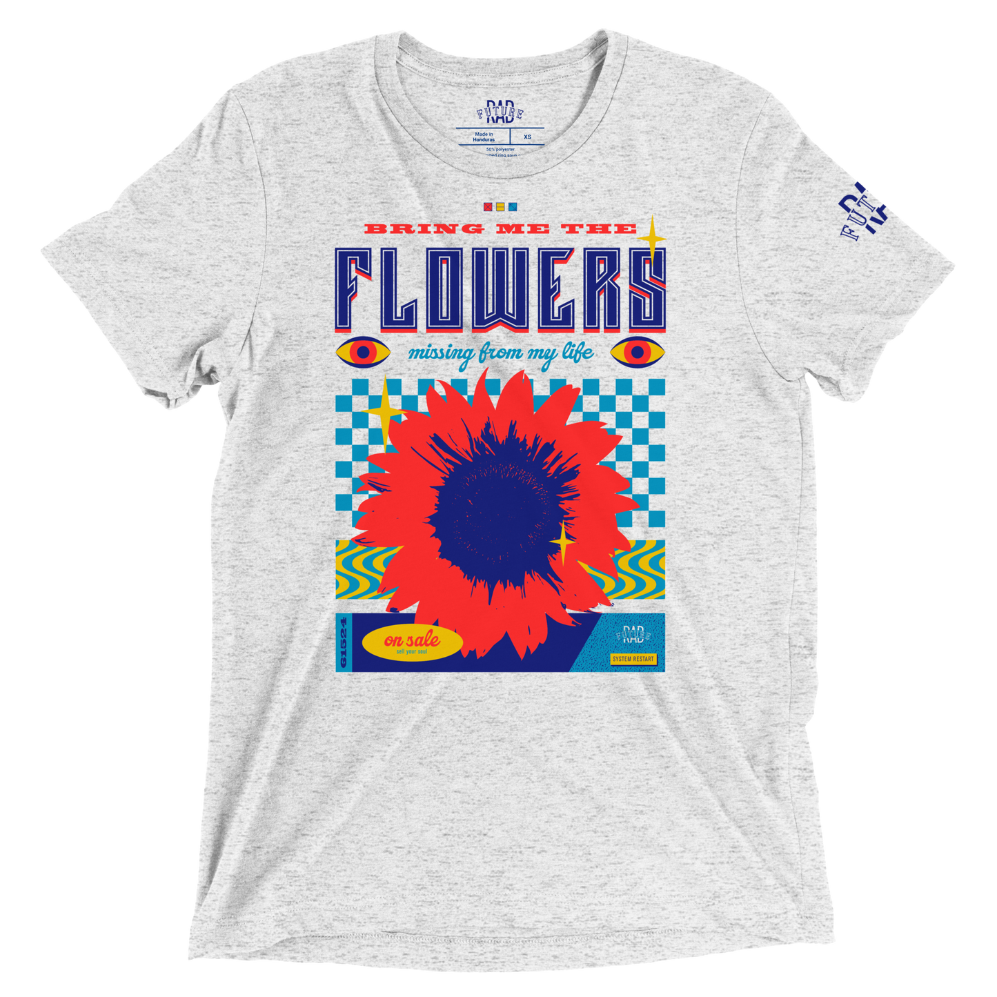 Flowers Missing Short sleeve t-shirt - Rad Future