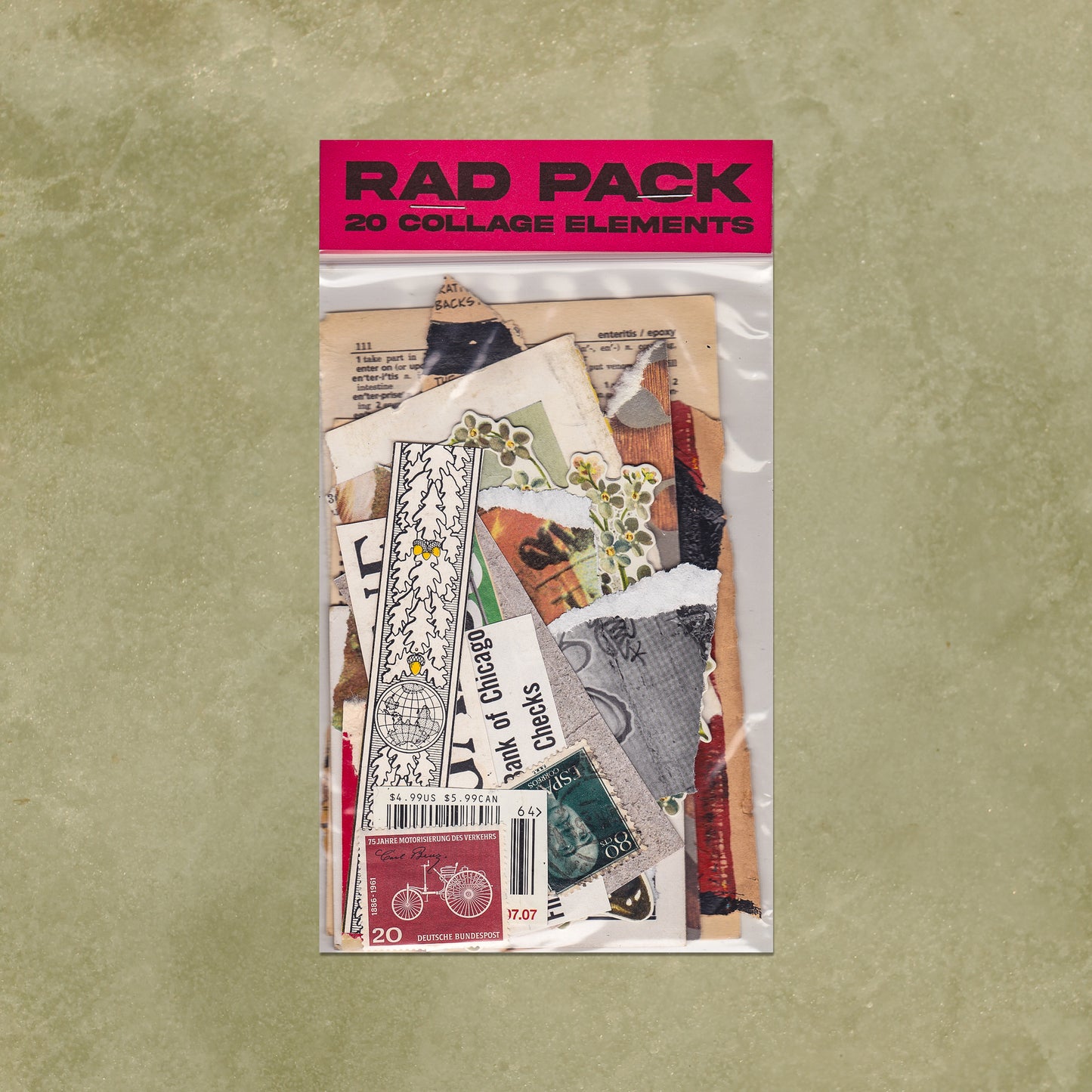 RAD PACK 19 (Collage Elements) - Rad Future