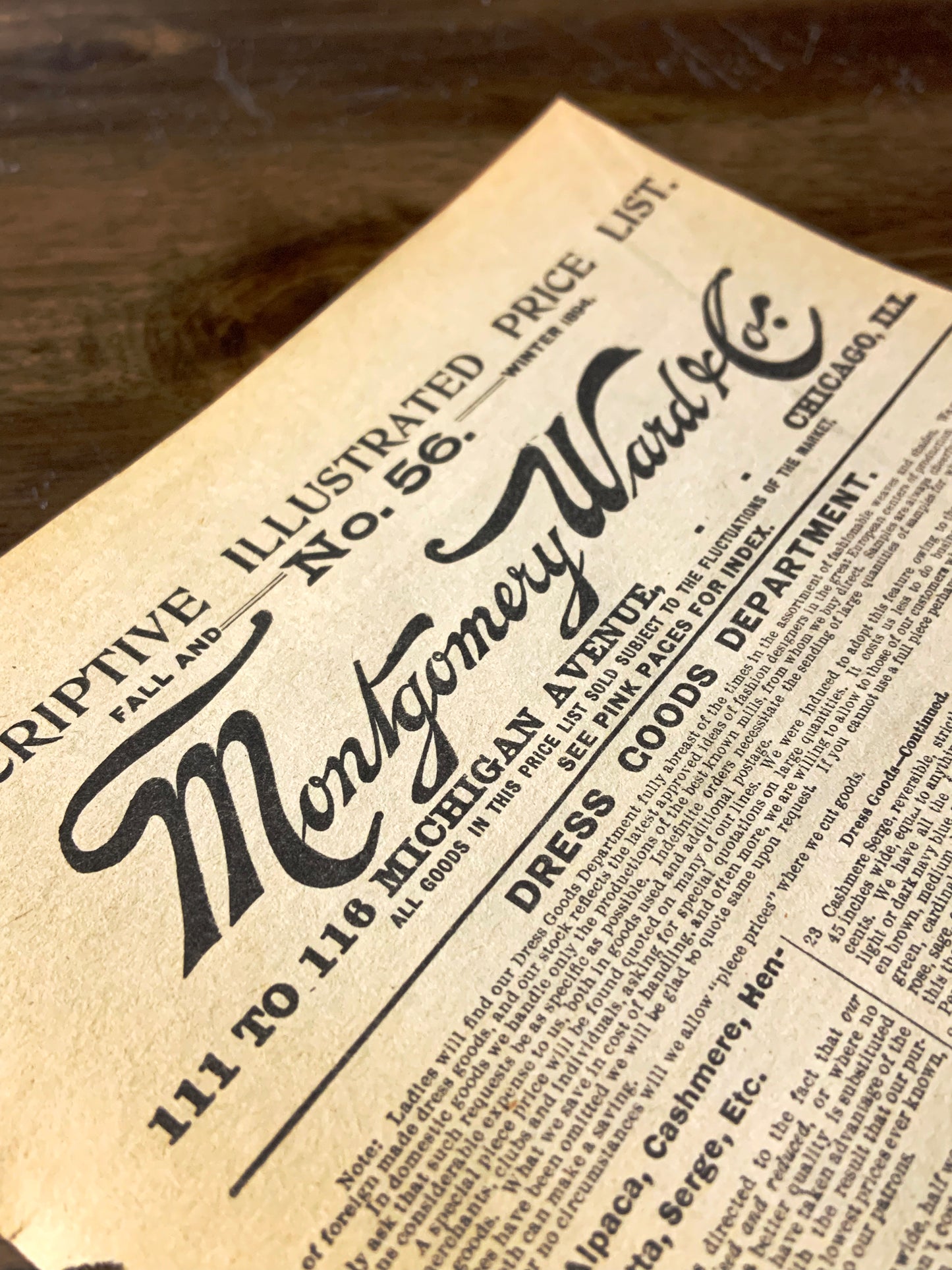 Antique Catalog Sheets - 10pcs