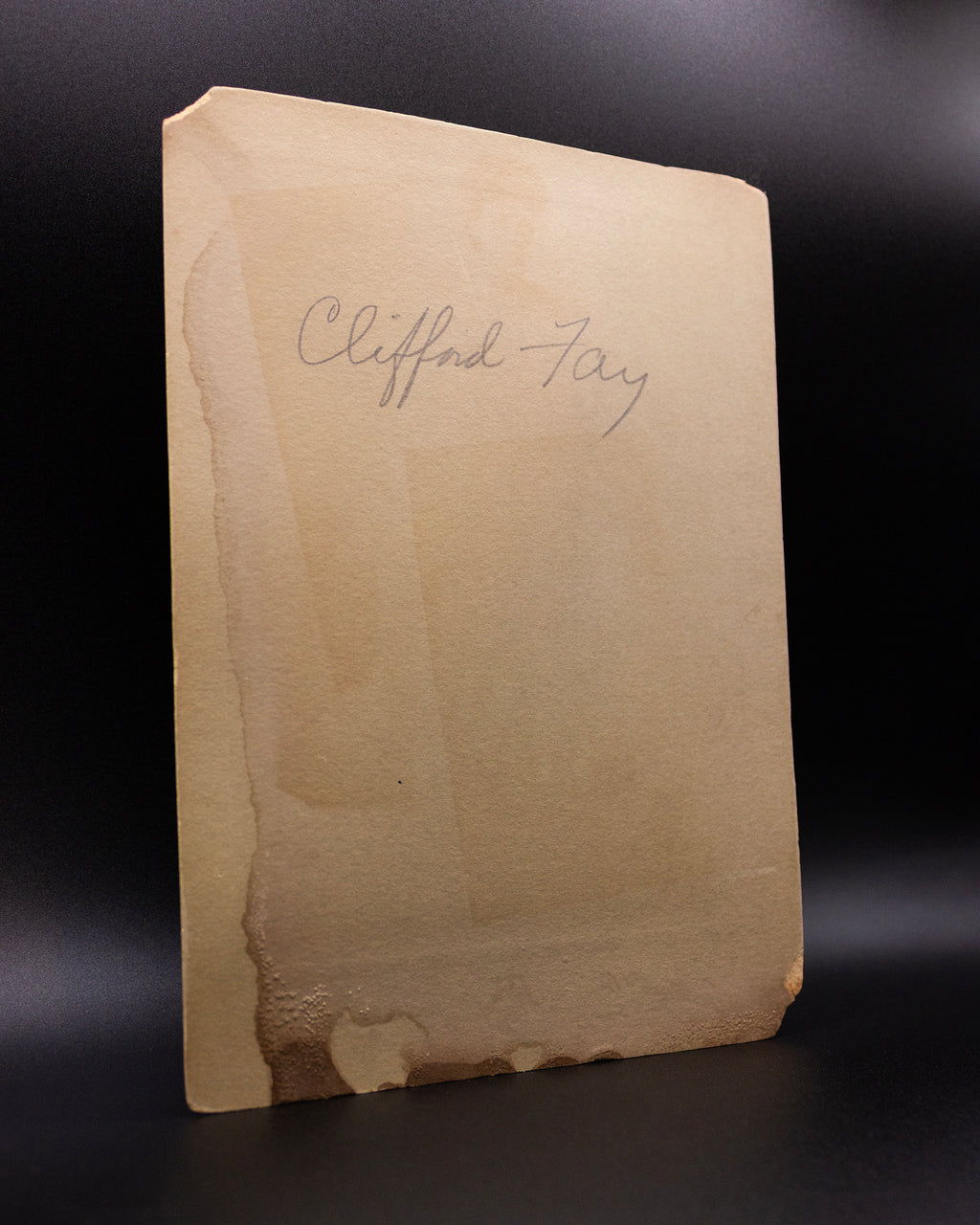 Antique Photograph of Young Man. Brooklyn NY. Clifford Fay. - Rad Future