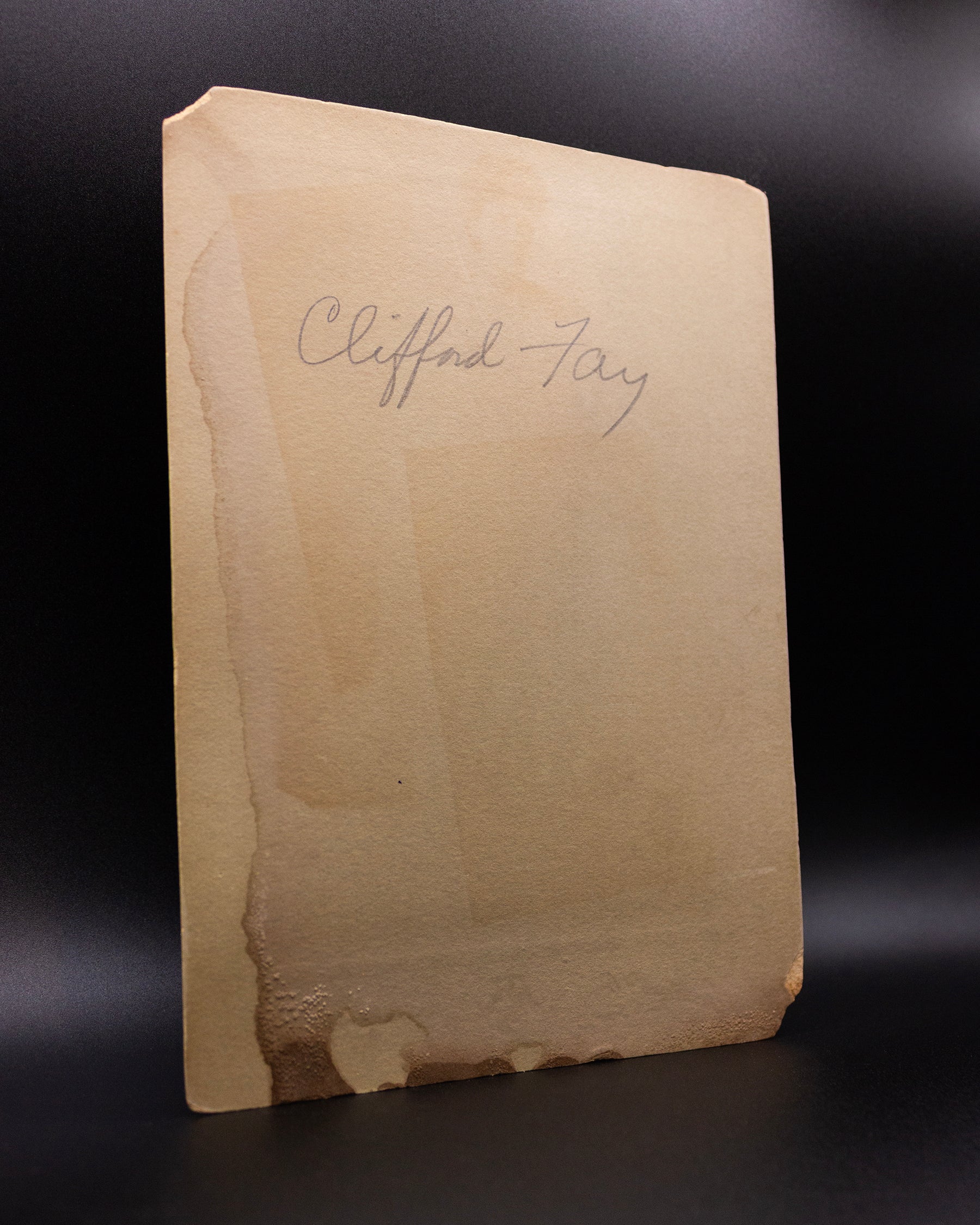 Antique Photograph of Young Man. Brooklyn NY. Clifford Fay. - Rad Future