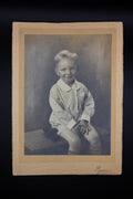 Young Boy Sitting Antique Photograph, Morrall Photography - Rad Future