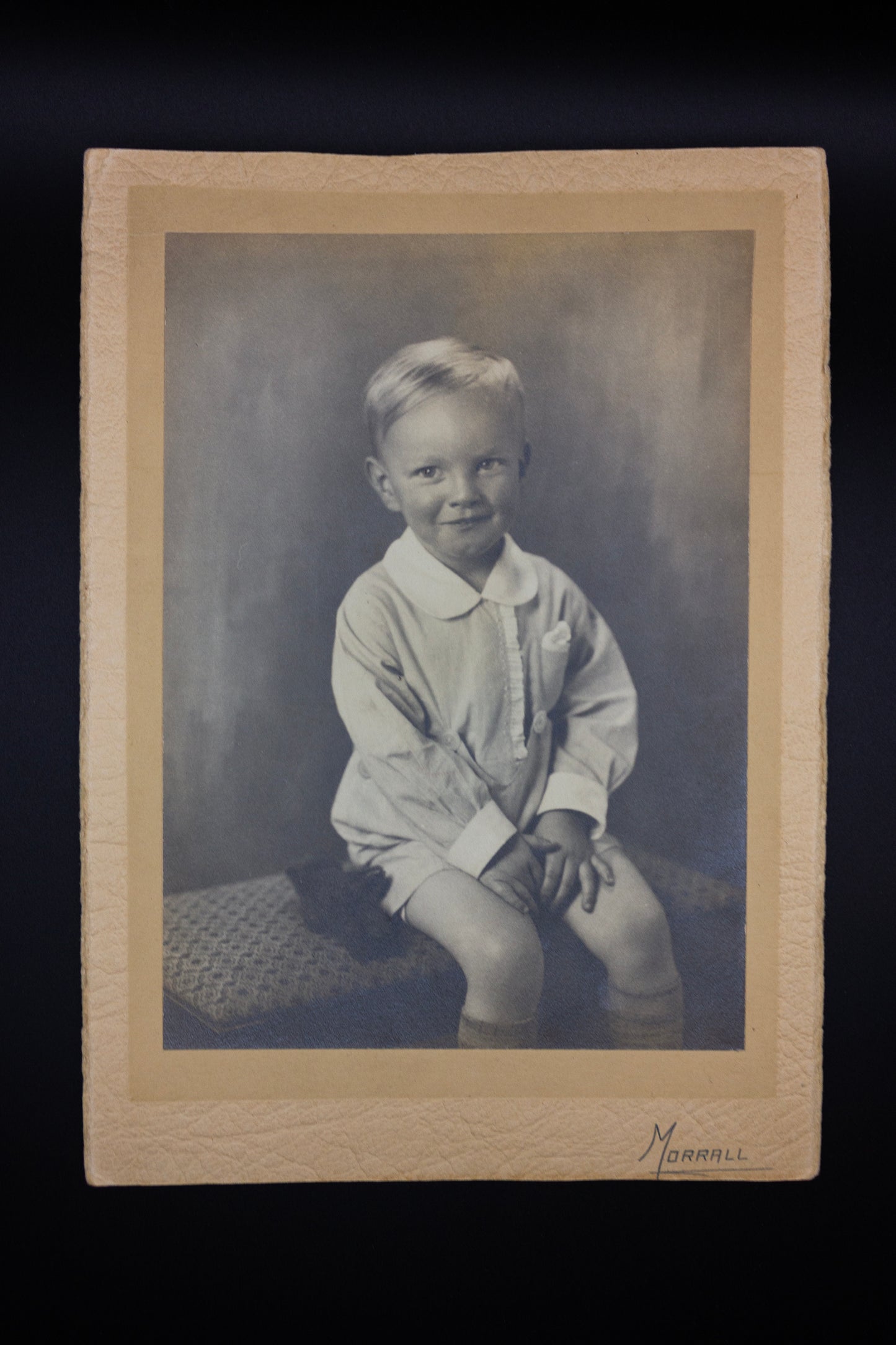 Young Boy Sitting Antique Photograph, Morrall Photography - Rad Future
