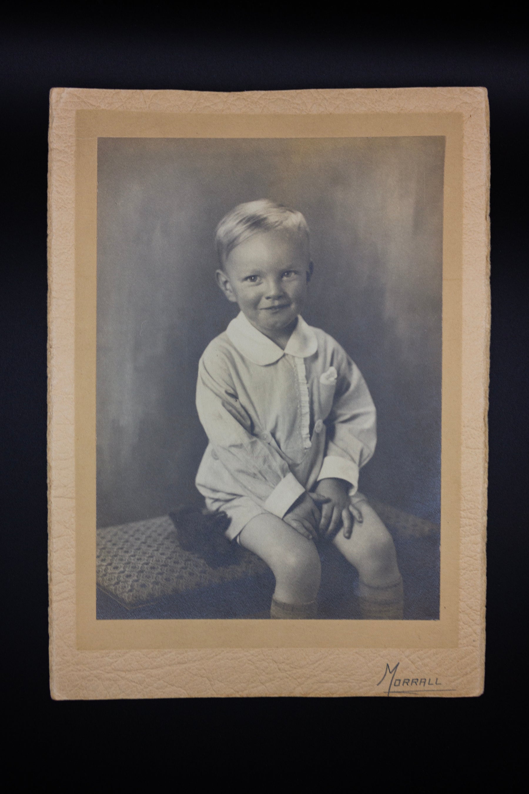 Young Boy Sitting Antique Photograph, Morrall Photography - Rad Future