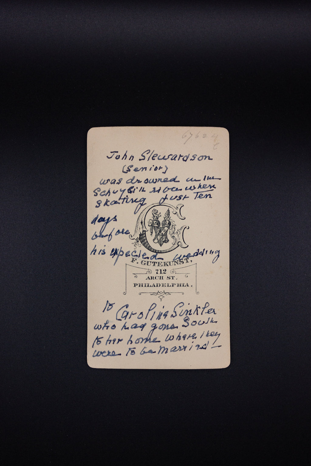 John Stewardson Antique Photograph, F. Gutekunst Photography PA - Rad Future