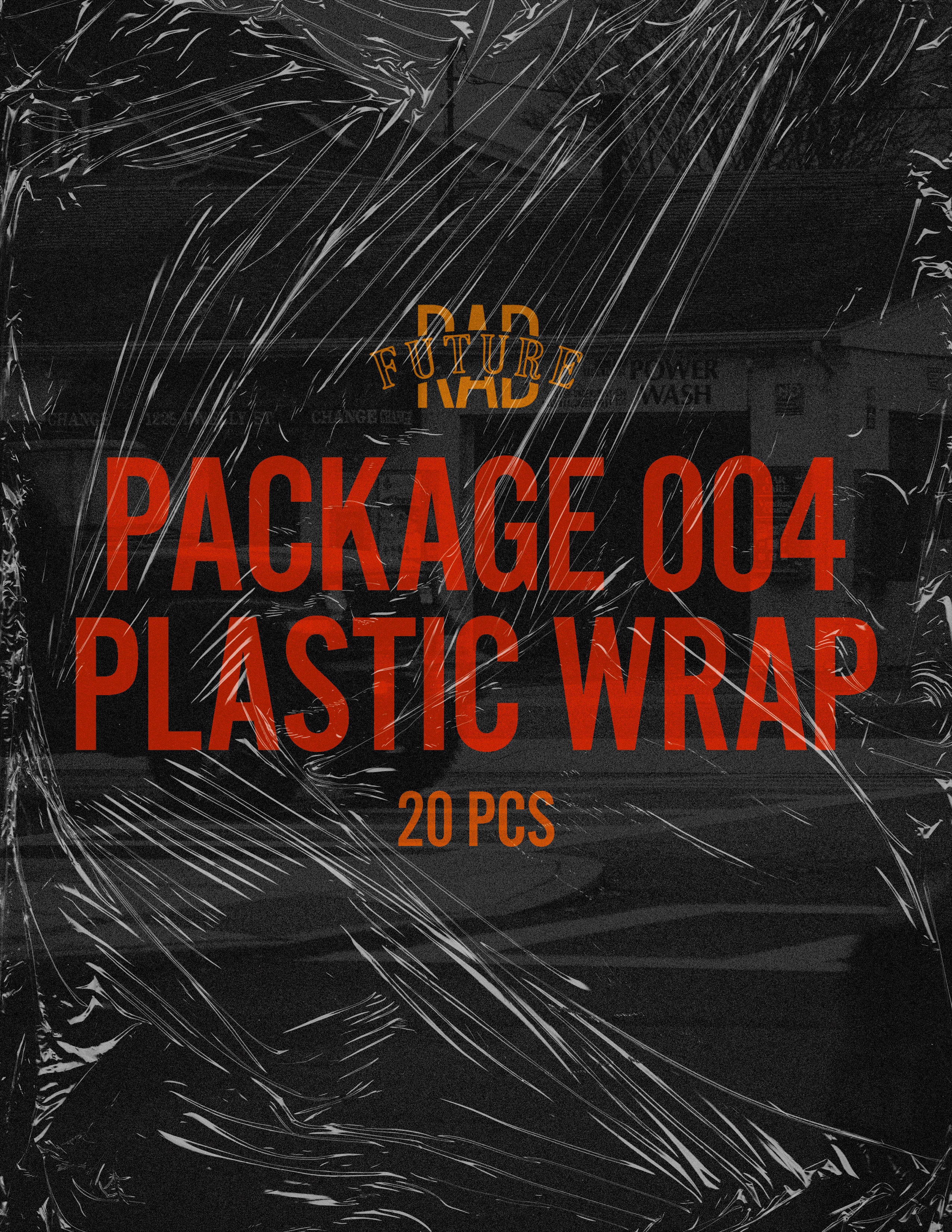 Plastic Wrap Textures/Elements - Design Package 004 - Rad Future