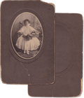 Antique Portrait of Young Woman by Cordingly, Chicago - Rad Future