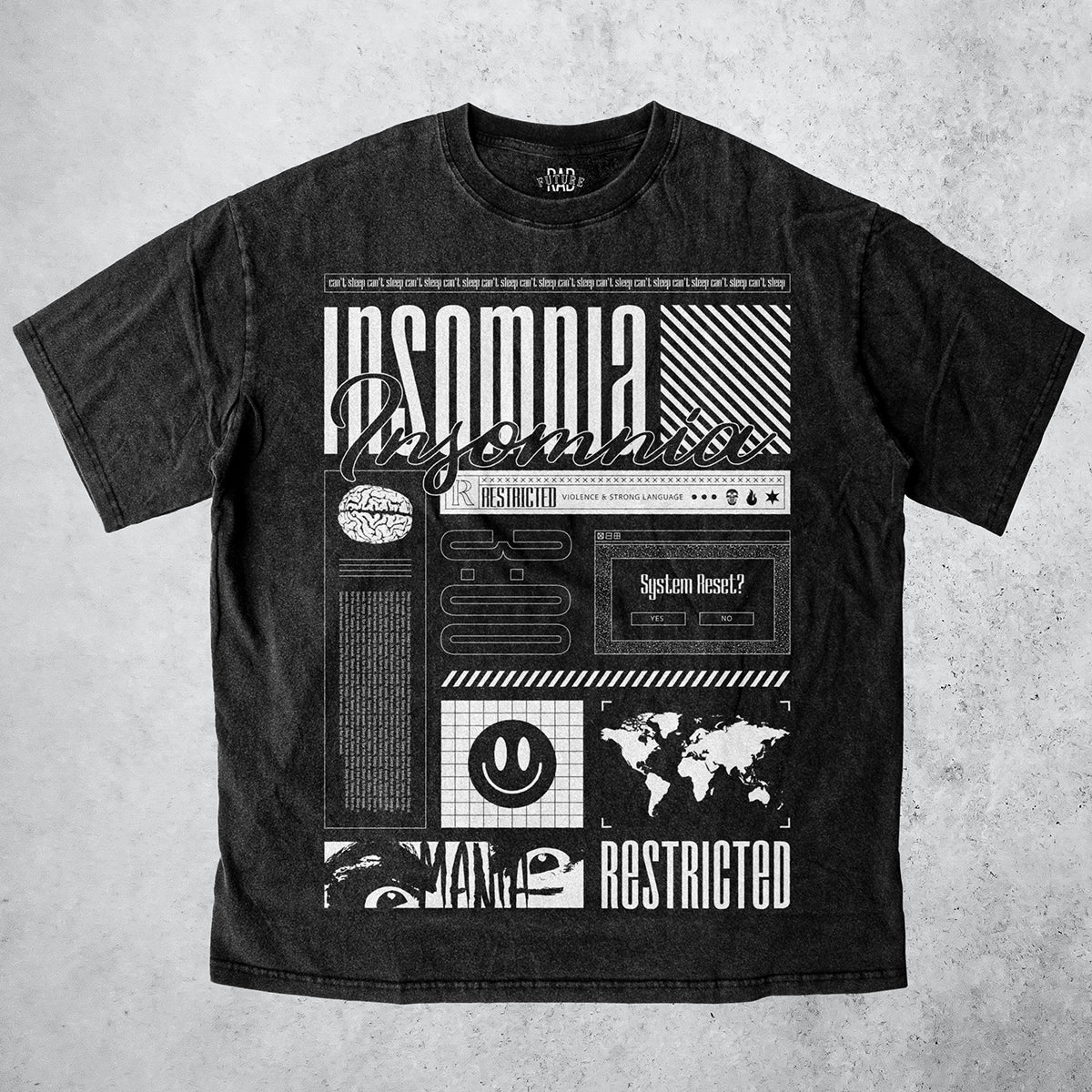 T-Shirt Graphic For Sale - Insomnia