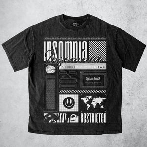 T-Shirt Graphic For Sale - Insomnia - Rad Future