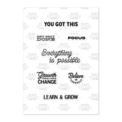 Motivational Quotes Sticker sheet