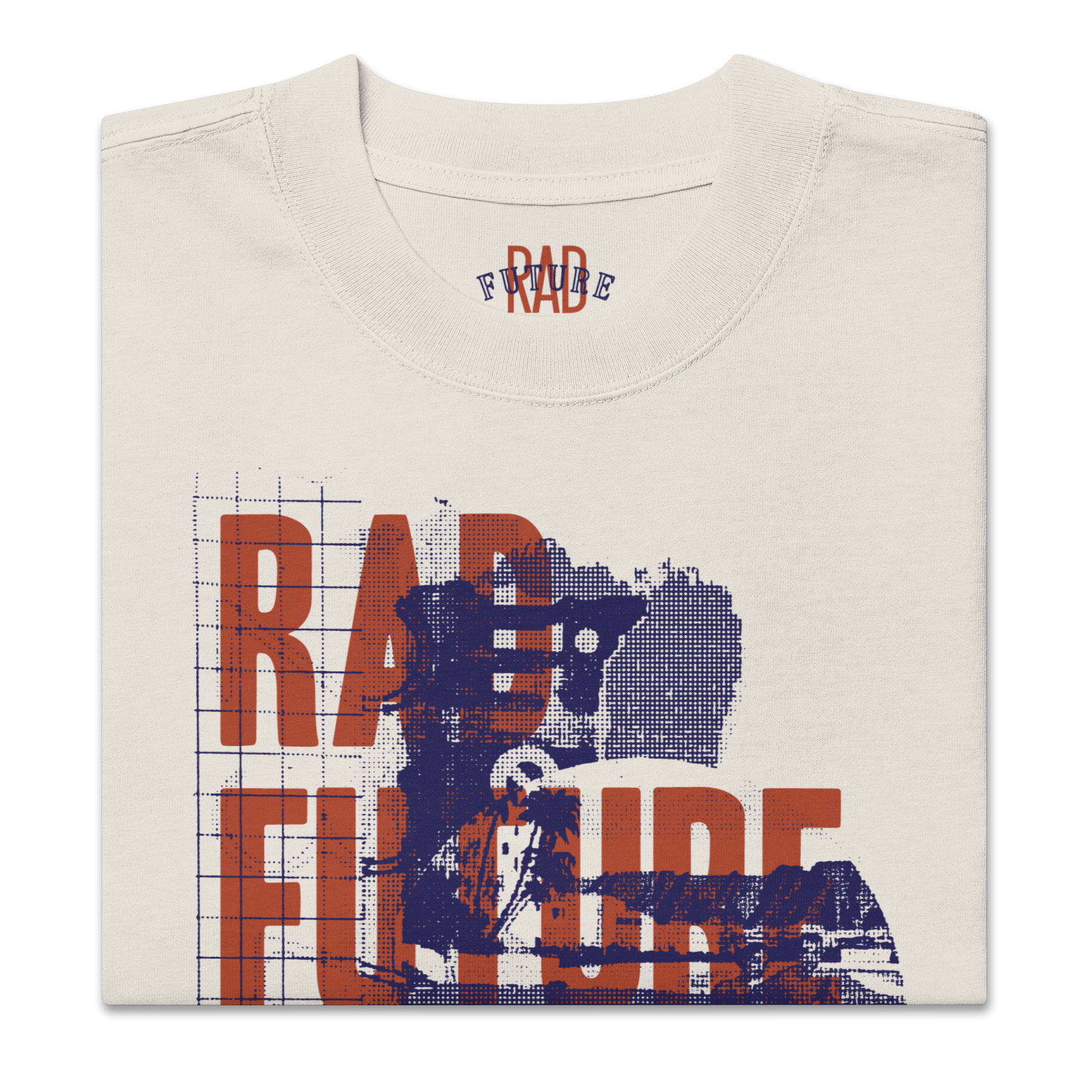 Oversized faded t-shirt - Rad Future
