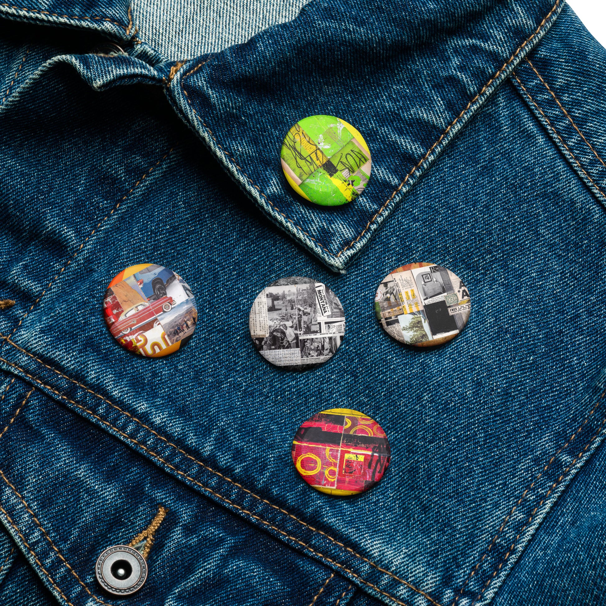 Set of pin buttons - Rad Future