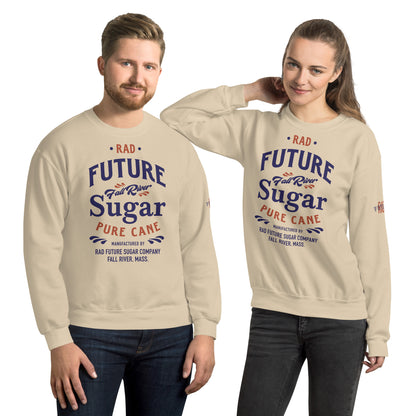 Pure Cane Sugar - Vintage Antique Style - Unisex Sweatshirt - Rad Future