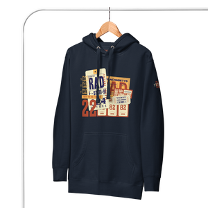 Unisex Hoodie - Vintage Inspired Digital Collage - Rad Future