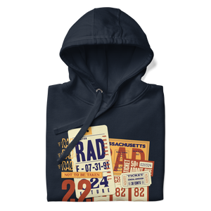 Unisex Hoodie - Vintage Inspired Digital Collage - Rad Future