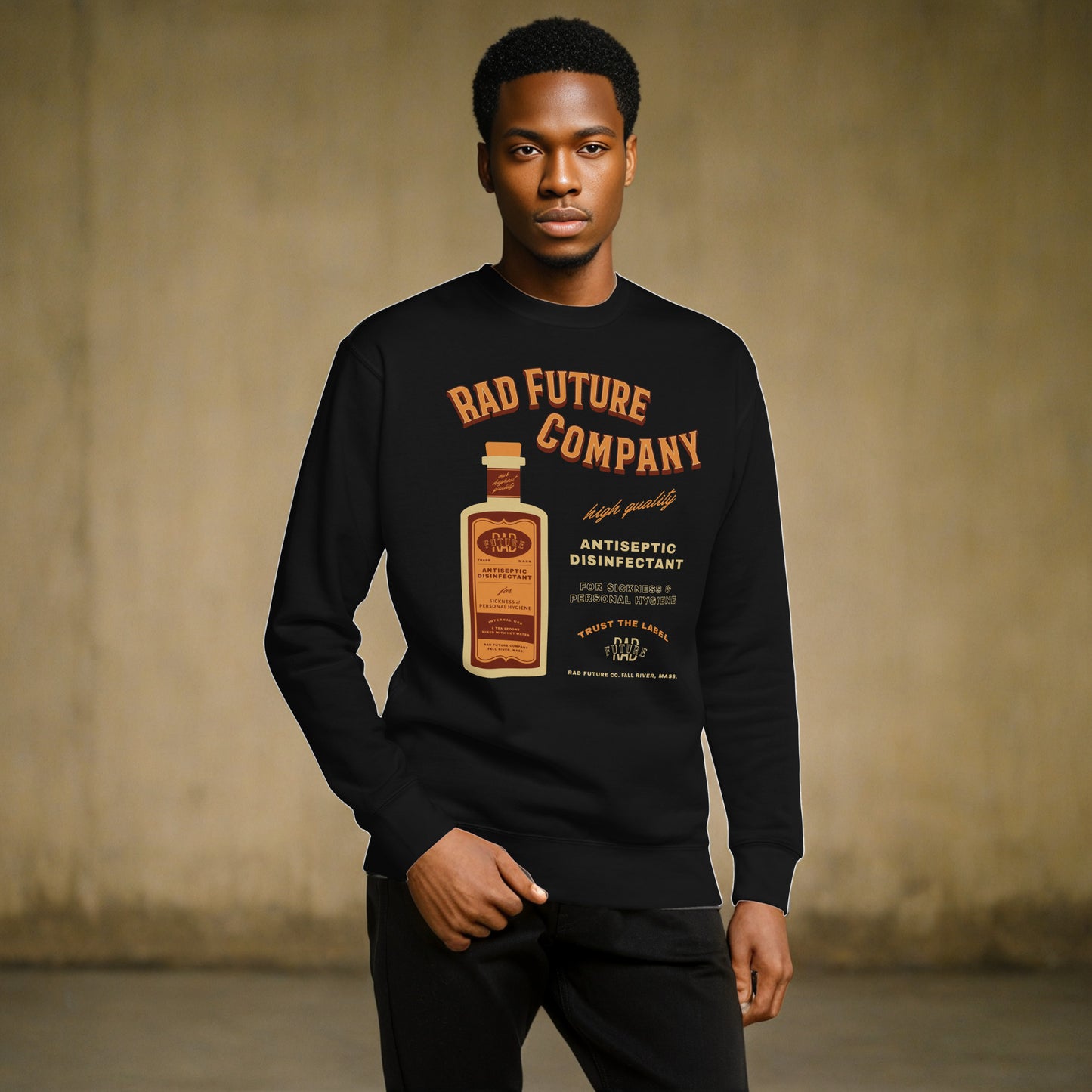 Antiseptic Vintage Ad Unisex Premium Sweatshirt