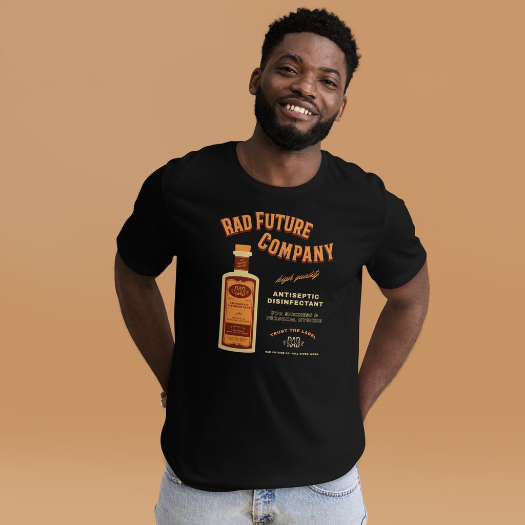 Antiseptic Vintage Ad Unisex t-shirt - Rad Future