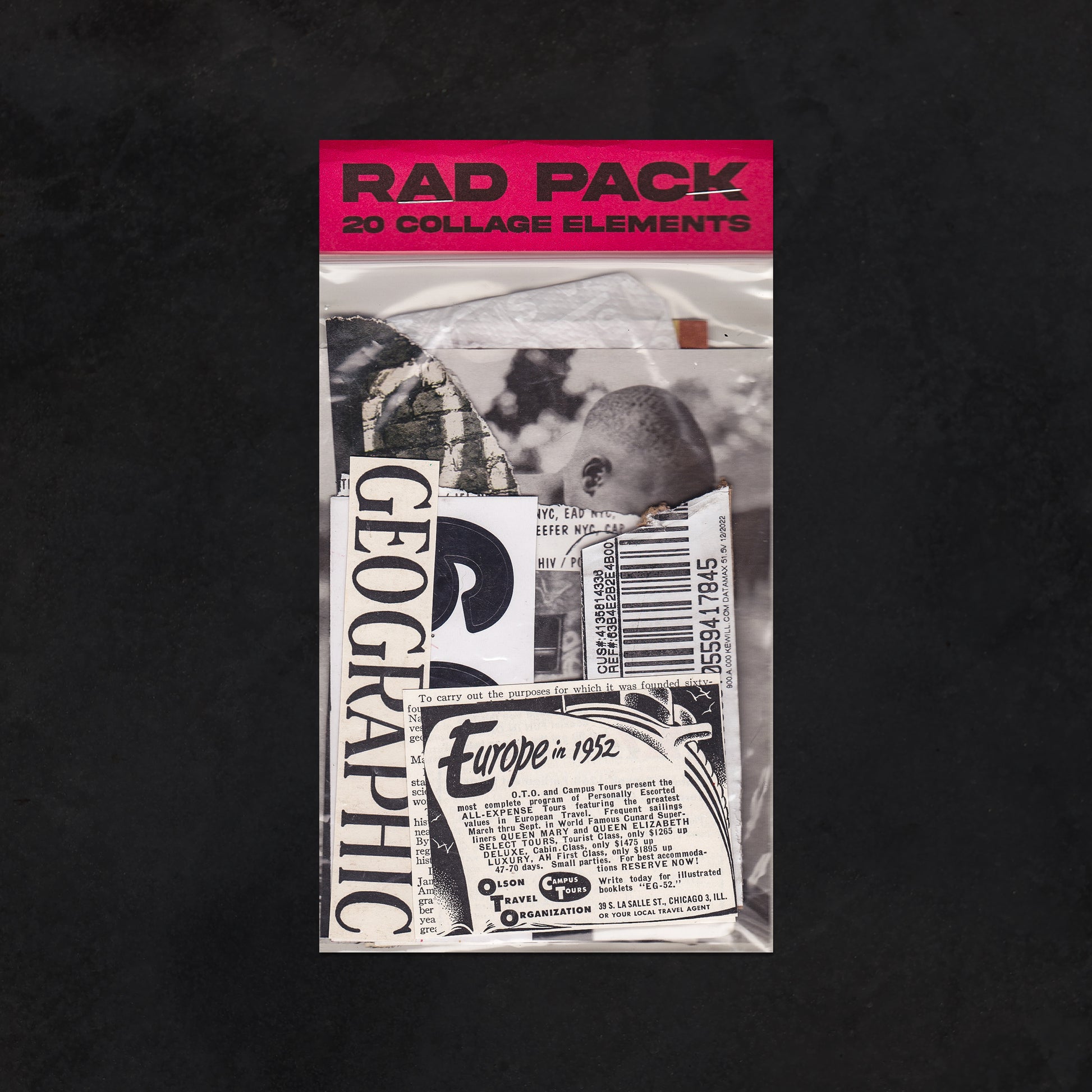 RAD PACK 20 (Collage Elements) - Rad Future
